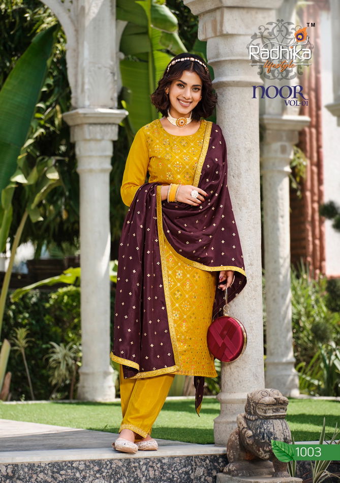 Noor Vol 1 By Radhika Readymade Salwar Suit Catalog